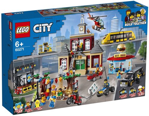 Конструктор LEGO City 60271 Городская площадь, 1517 дет.