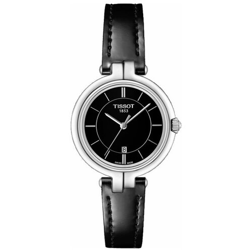 Наручные часы TISSOT T-Lady, серебряный, черный