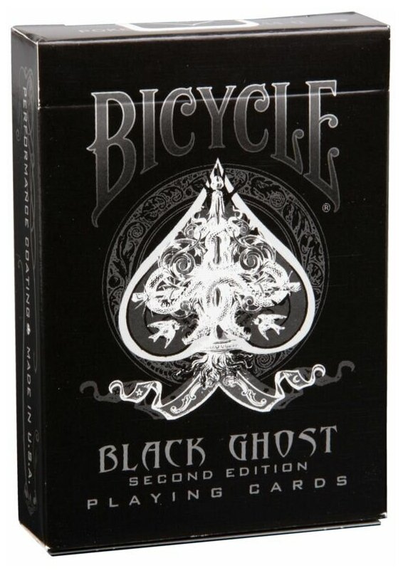 Карты для покера Bicycle Black Ghost