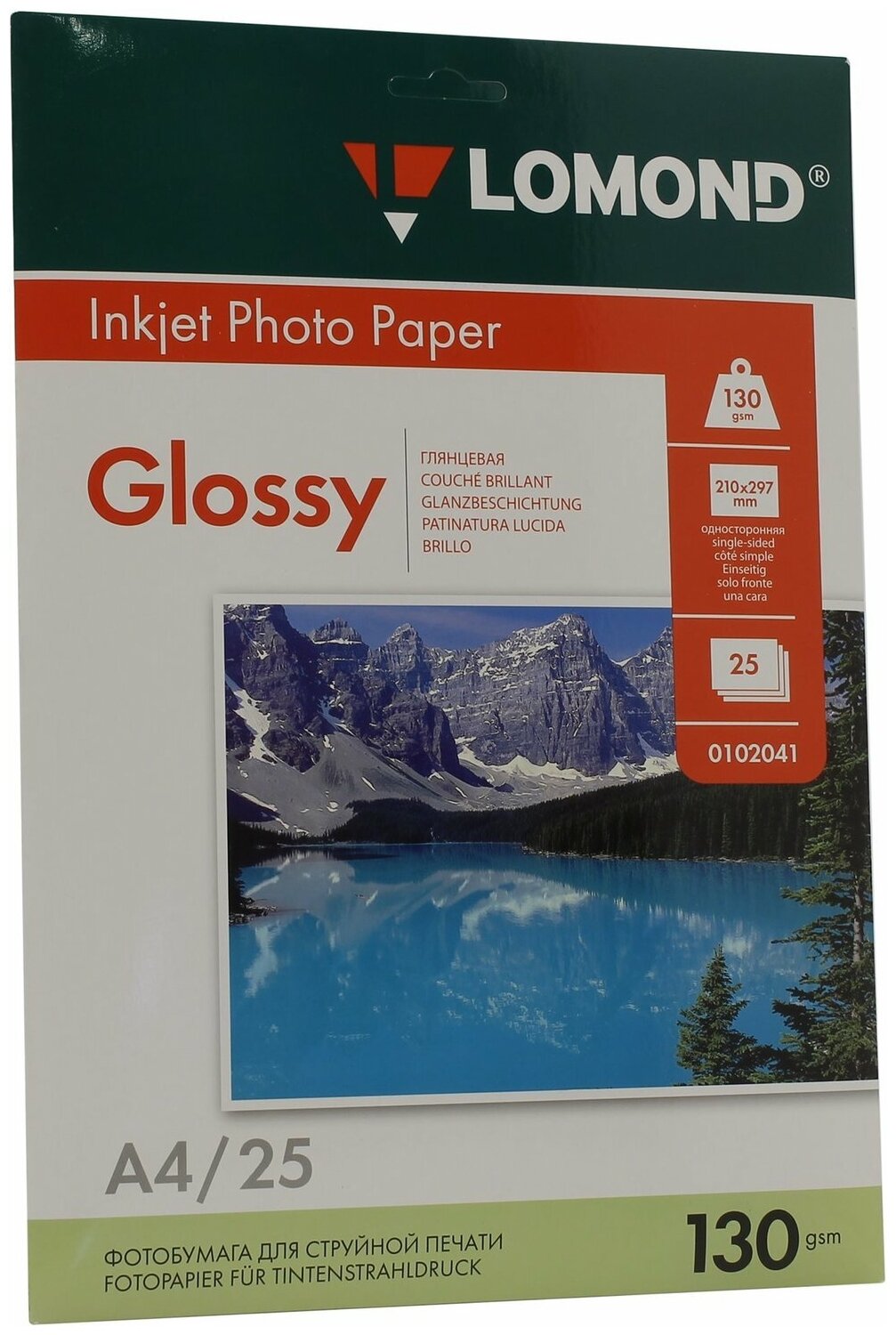 Бумага Lomond A4 Photo Paper 0102041 130 г/м² 25 лист., белый