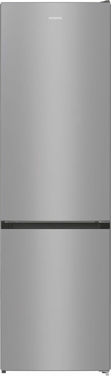 Холодильник двухкамерный Gorenje NRK6201PS4, класс энергопотребления А+, 353 л, NoFrost Plus, функция Быстрое замораживание, электронное управление, дисплей, серебристый