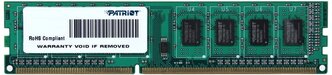 Оперативная память Patriot Memory SL 4 ГБ DDR3L 1600 МГц DIMM CL11 PSD34G1600L81