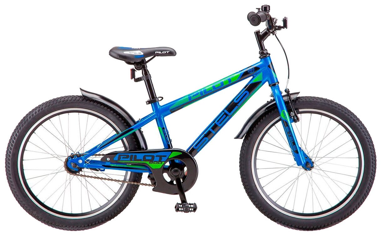 Подростковый горный (MTB) велосипед STELS Pilot 200 Gent 20 Z010 (2019) синий 11" (требует финальной сборки)