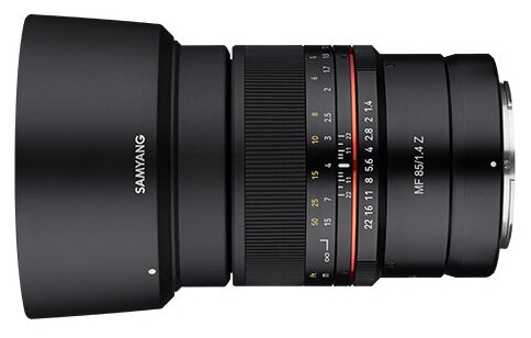 Объектив Samyang MF 85mm f/1.4 AS IF Nikon Z, черный