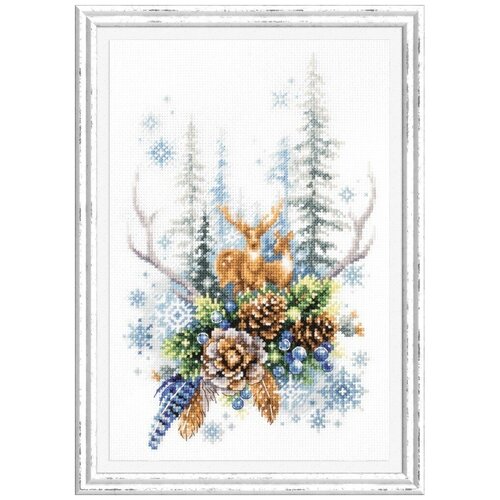 Набор для вышивания «Чудесная игла» 200-017 Дух зимнего леса набор для вышивания magic needle 130 032 звонкие малиновки