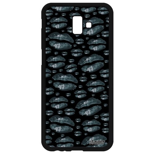 фото Чехол на мобильный galaxy j6 plus 2018, "губы" бомонд незнакомка utaupia