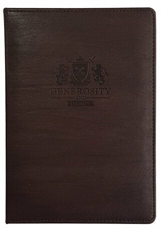 Ежедневник недатированный 160 листов, А5 "Gentlemen, коричневый" твердый с поролоном (I911/brown) Доминанта - фото №12