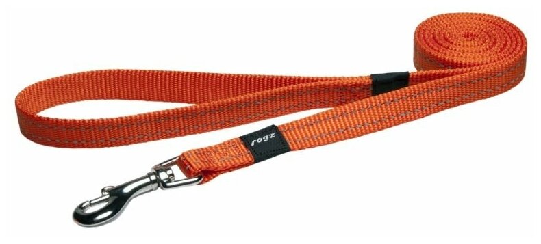 Поводок для собак ROGZ Utility M-16мм 1,4 м (Оранжевый HL11D)