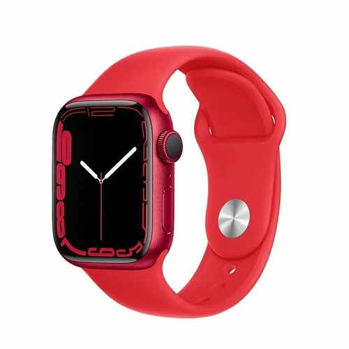 Ремешок для Apple Watch 38/40/41mm HOCO WA01 Flexible series classic sports силикон красный (red)