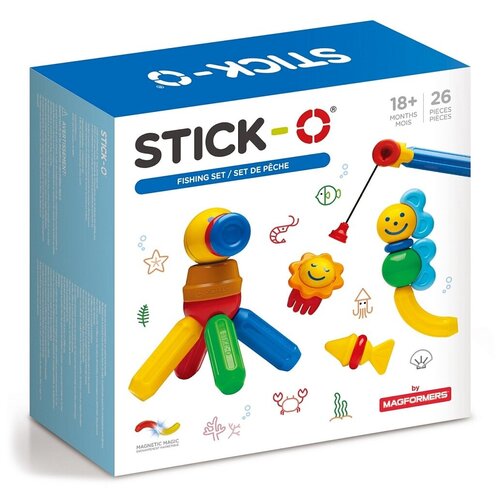 Магнитный конструктор Stick-O Fishing Set