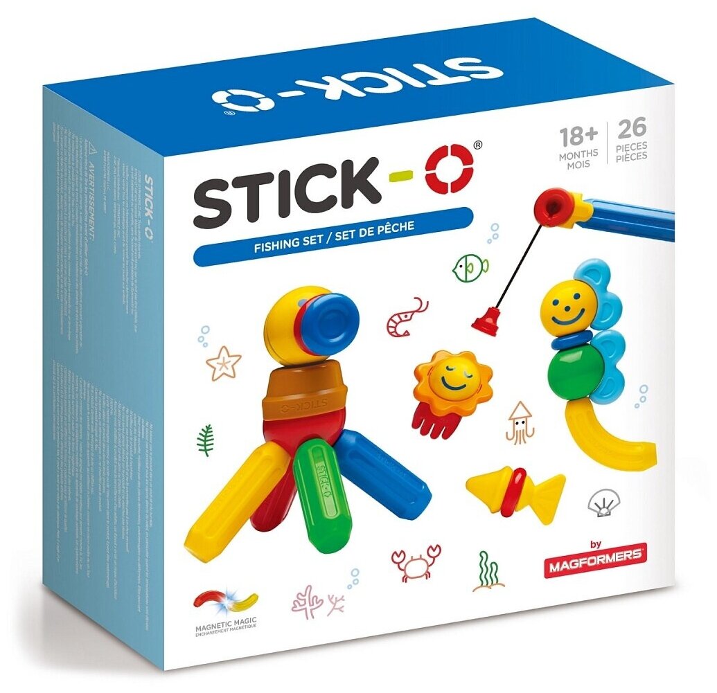 Конструктор STICK-O 902006 Fishing Set 26 дет.