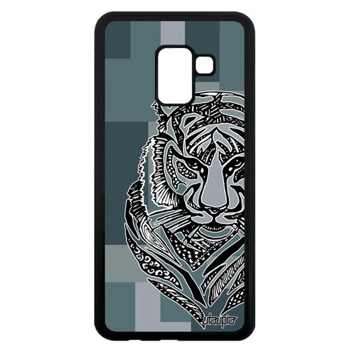 фото Чехол на смартфон samsung galaxy a8 2018, "тигр" африка зверь utaupia