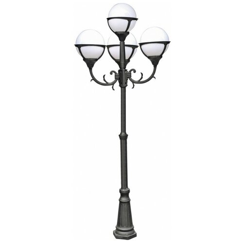 Столб фонарный уличный Arte Lamp MONACO A1497PA-4BK