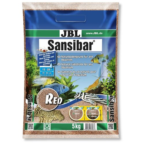 Грунт JBL Sansibar 0.2-0.6 мм, 5 кг red