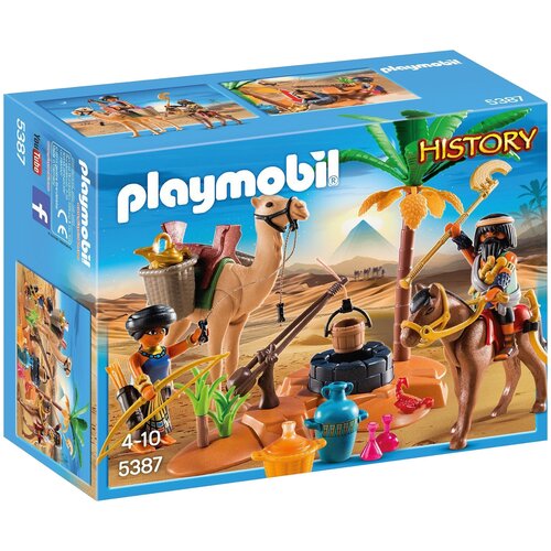 фото Набор с элементами конструктора playmobil history 5387 расхитители гробниц