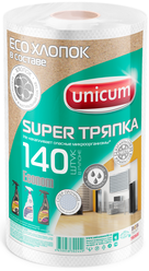 Тряпка в рулоне Unicum Super тряпка Econom, белый, 140 шт.