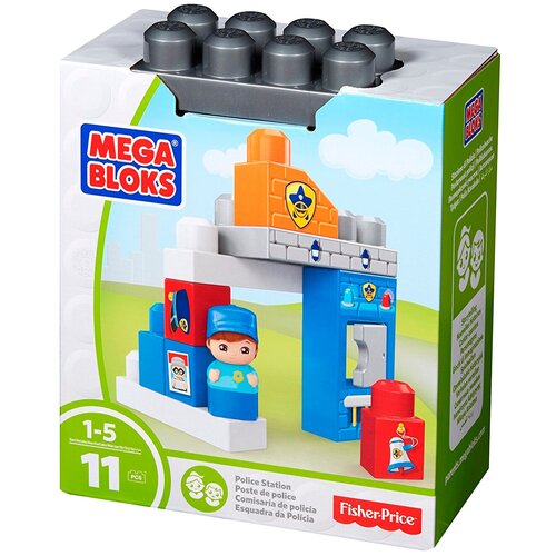 Конструктор Mega Bloks Storytelling DYC56 Полицейский участок, 11 дет. mega bloks конструктор щенячий патруль скутер либерти