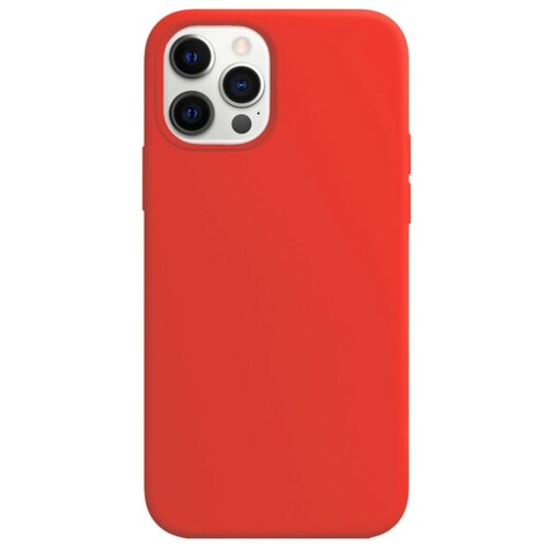 фото Силиконовый чехол silicone case для iphone 12 pro max, ярко-коралловый letrend