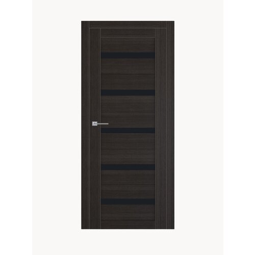 Дверь межкомнатная Леском Лайт 800х2000 остекленная МДФ темный орех комплект с коробкой и наличником 17995₽