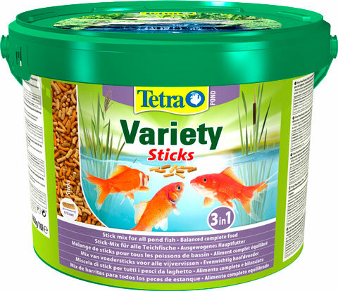 TETRA POND VARIETY STICKS корм палочки для прудовых рыб смесь (7 л х 2 шт)