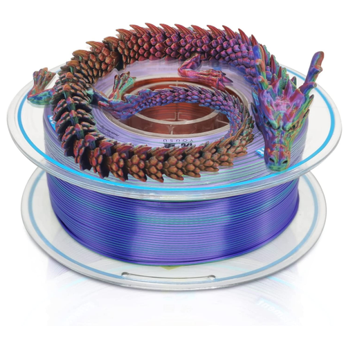 PLA SILK TRICOLOR трехцветный для 3D принтера 1 кг YOUSU