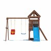 Фото #4 Детская деревянная игровая площадка для улицы дачи CustWood Scout SC6 с деревянной крышей
