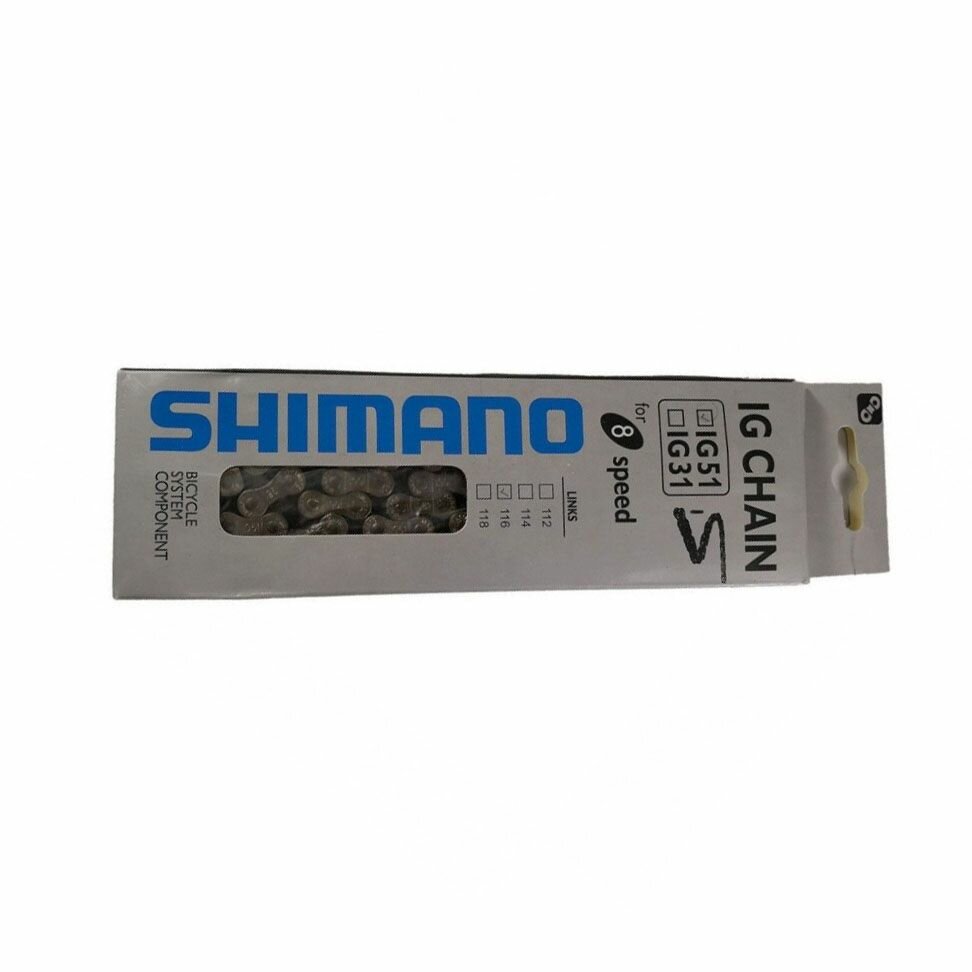 Цепь Shimano HG 40 6/7/8 скоростей, 116 звеньев, замок UG51