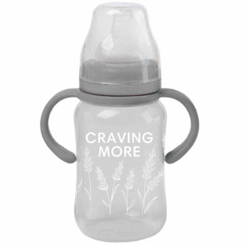 Бутылочка для кормления широкое горло Little world collection 270 мл с ручками 606₽