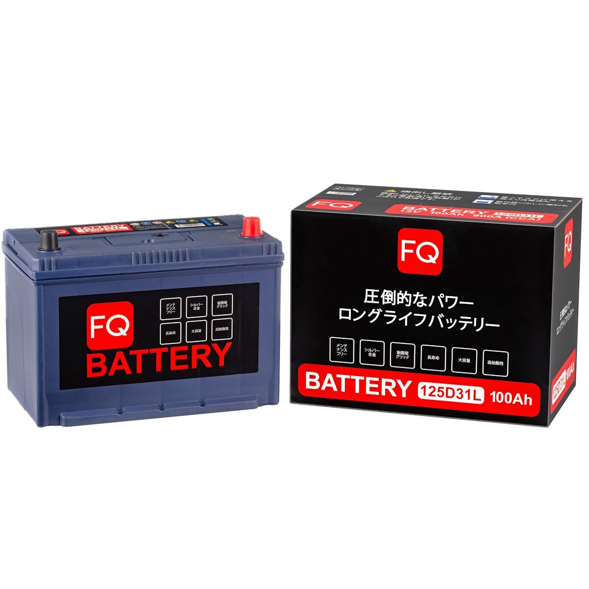 FQ 125D31L 100Ач 800А 302х172х220
