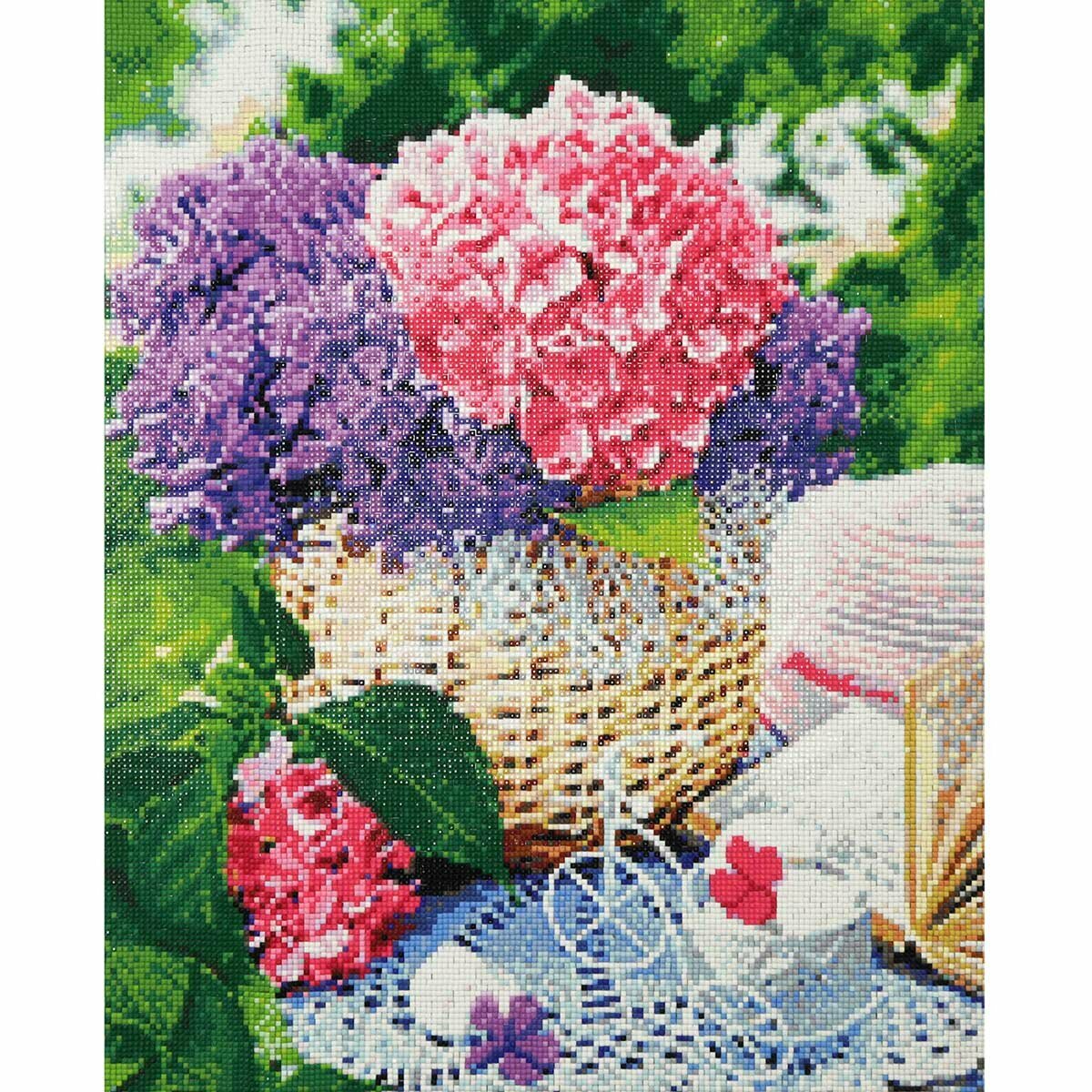 фото Cr 450070 Алмазная мозаика 'Садовый букет' Жанна Ячник, 40*50 см, Cristyle