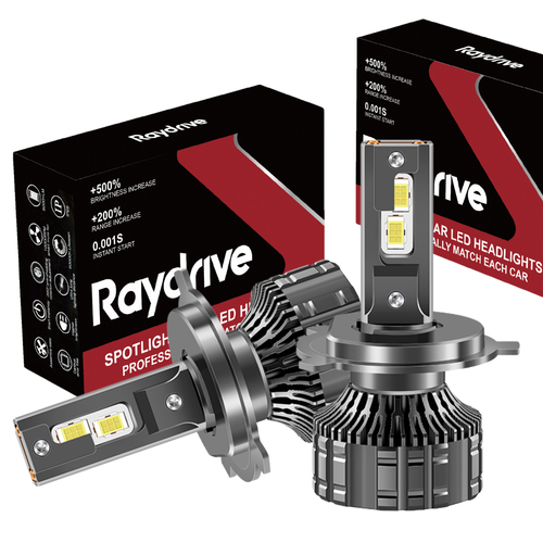 Светодиодные автомобильные лампы Raydrive LED 190W 9012(HIR2),6000K,7055Csp,2 шт