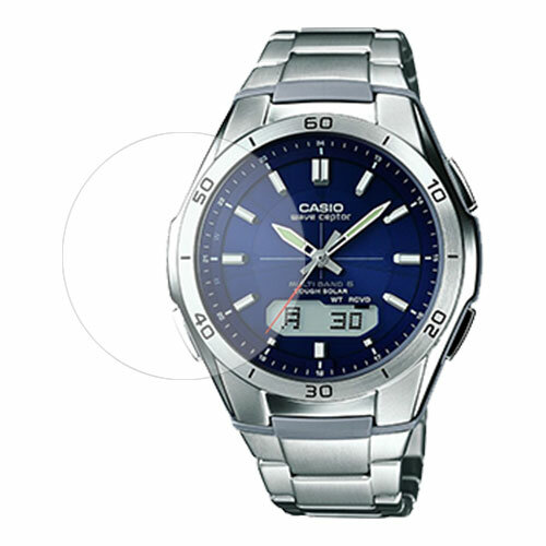 Скрин Мобайл защитный экран для часов Casio WVA-M640D-2AER из гидрогелевая плёнка прозрачная
