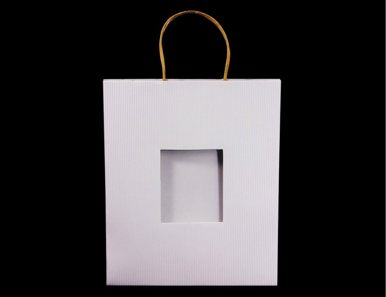 Подарочный пакет, белая, 28х34 см, Due Esse Christmas