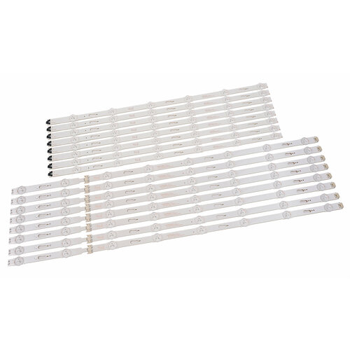 Светодиодная подсветка для 65 Samsung BN96-34807A BN96-34808A BN96-39665A BN96-39666A BN96-39667A BN96-39668A 88 led 86 led 16шт 6760₽