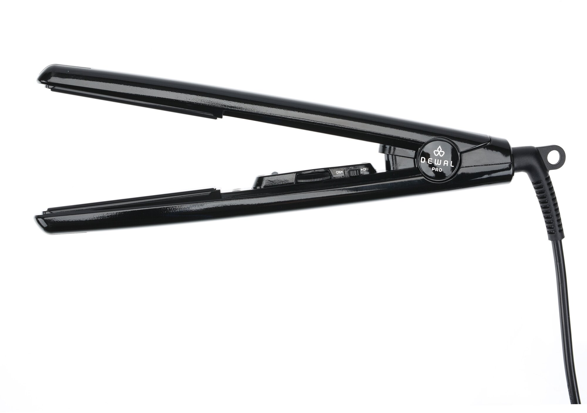 Щипцы для выпрямления волос DEWAL PRO 03-108 BLACK TITANIUM (черный) — фото 1