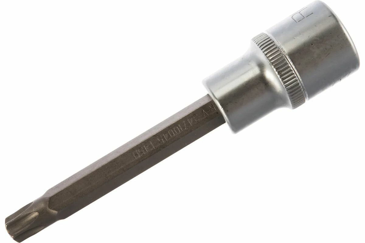 Головка-бита TORX T45 с отверстием 1 2  L-100мм  ROCKFORCE