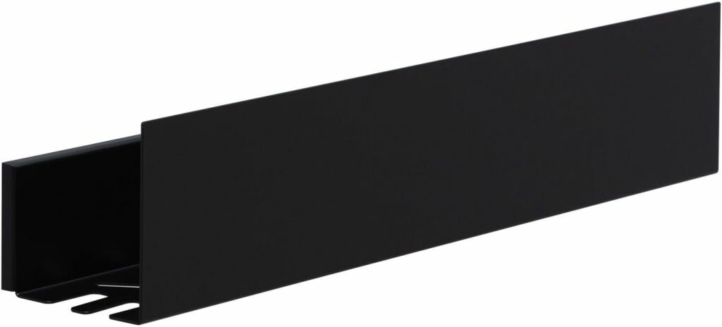 Полка Aquanet Магнум 600х120х100 цв. черный матовый 274182