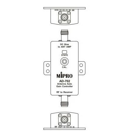 Антенна/усилитель сигнала для радиосистемы MIPRO AD-702 — фото 1