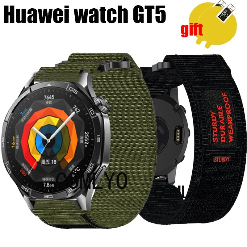 Ремешок нейлоновый Yanyun для Huawei Watch GT5/GT 5 PRO — фото 1