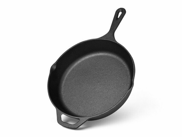 4135 FISSMAN Сковорода для жарки 26х5,4см (чугун) Ручки-чугун; Индукция