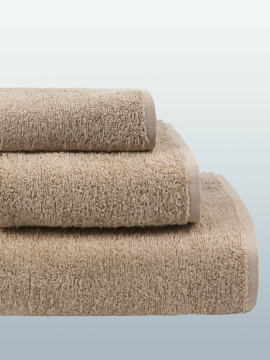 SAFIA HOME Basic Махровые полотенца, набор 3 шт, 50х85, песочный