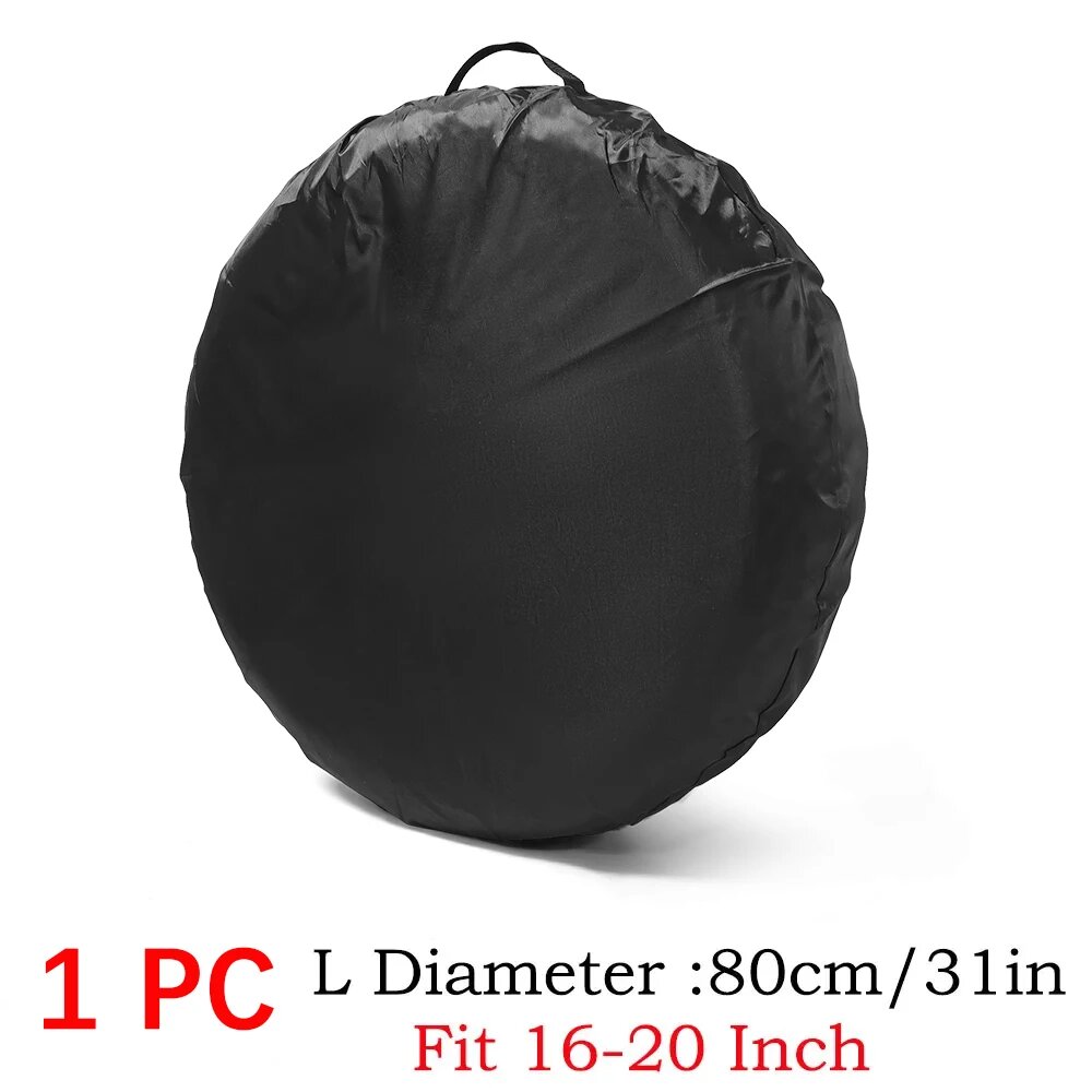 /3/4 шт. чехол для запасного колеса автомобиля, полиэстер, чехол для автомобильного колеса, защита для автомобильных шин, чехлы для колес, аксессуары, пылезащитные, 1PC 16-20inch