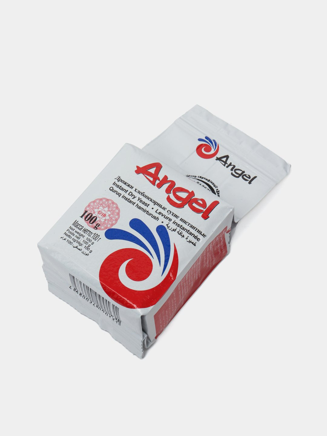 Дрожжи Angel, прессованные, 100г, без ГМО, картонная упаковка — фото 1