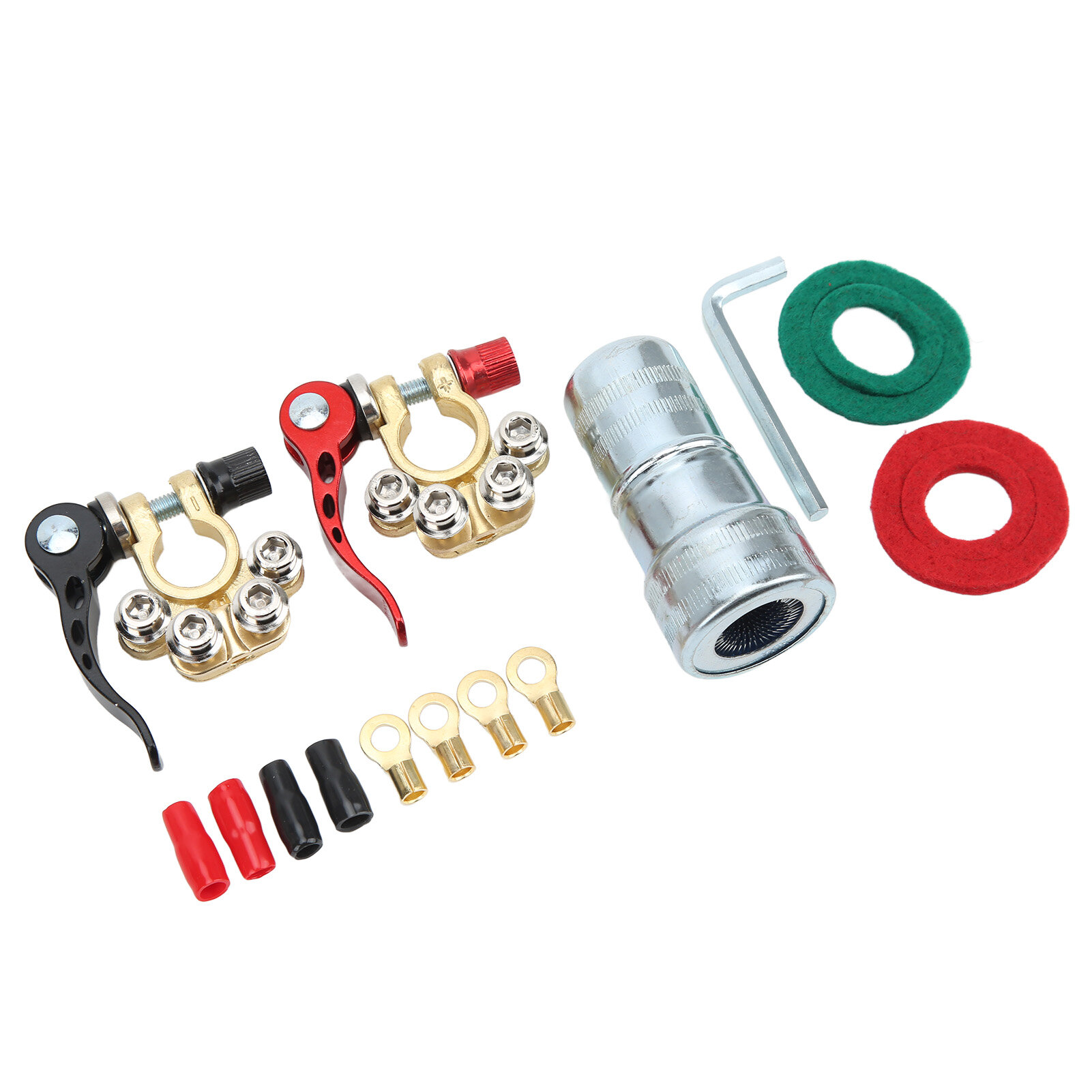 2PCS Battery Terminal Connector Quick Release for SAE JIS A Type Post Vans Cars Trucks