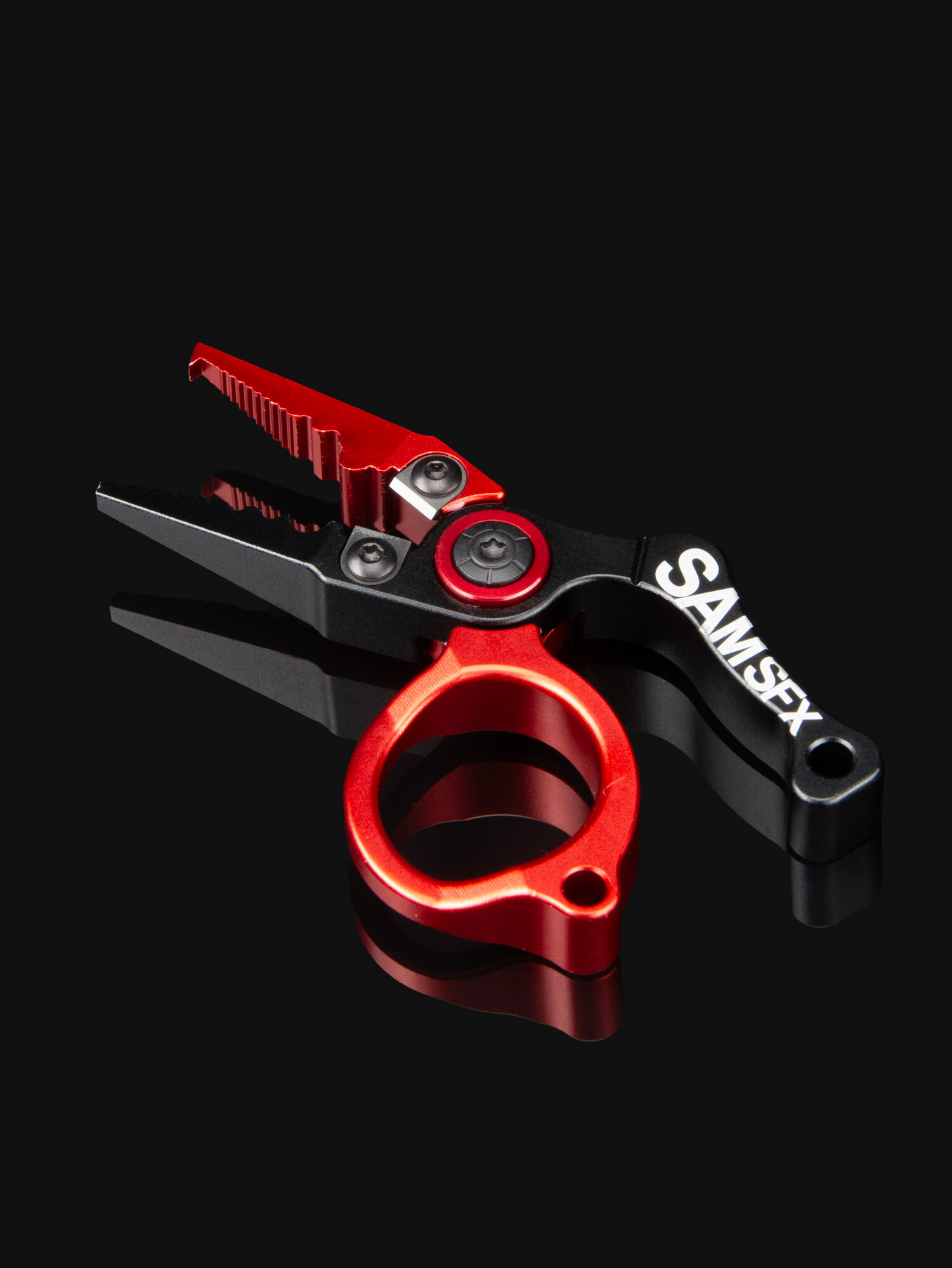 Рыболовные плоскогубцы, красный