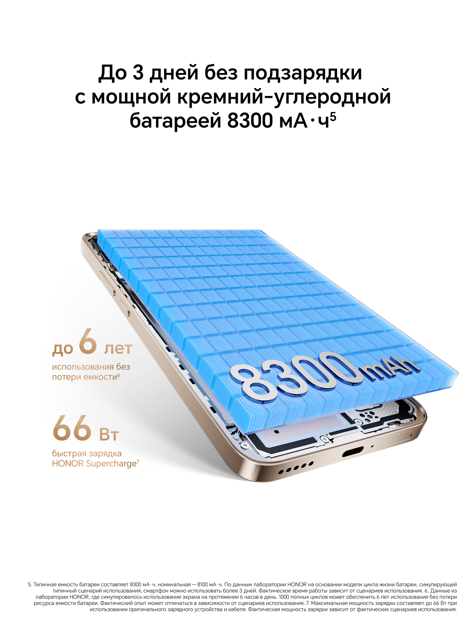 Смартфон HONOR X9d 8+256ГБ, Бежевый, Ростест, Мобильные сервисы Google (GMS) — фото 1