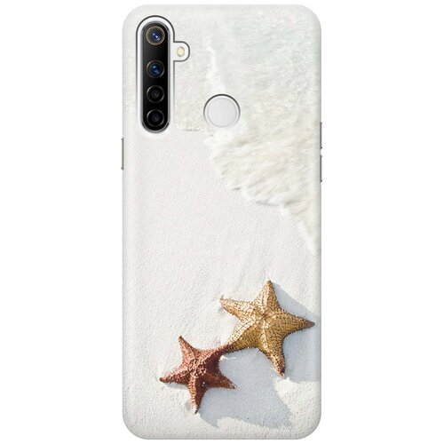 фото Cиликоновый чехол на realme 5 / 6i / c3 / рилми 5 / 6 ай / с3 с принтом "две морские звезды" gosso