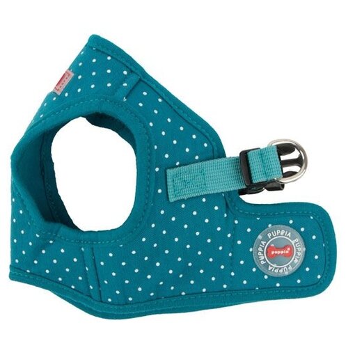 Шлейка Puppia Dotty harness II B (XS), обхват шеи 18 см, морская волна, XS