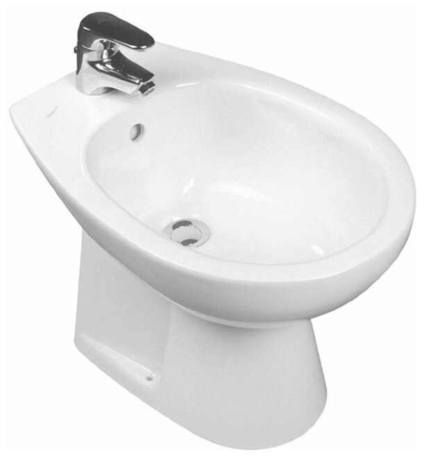 фото Биде напольное Ideal STANDARD Ecco/Eurovit W804001 с горизонтальным выпуском