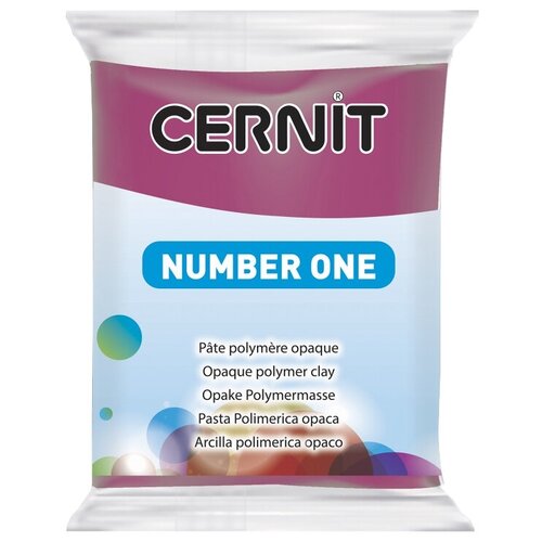 Пластика полимерная запекаемая 'Cernit № 1' 56-62 гр. CE0900056 (411 бордовый)